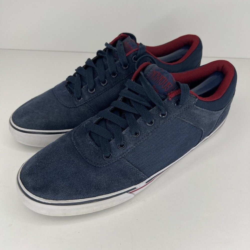 Airspeed Skater Blue Suede and Leather Mens Size 12 Lace-Up Comfort Shoes